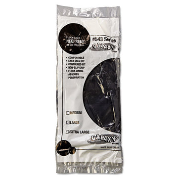 Boardwalk® Neoprene Flock-lined Gloves, Long-sleeved, 12", Large, Black, Dozen freeshipping - TVN Wholesale